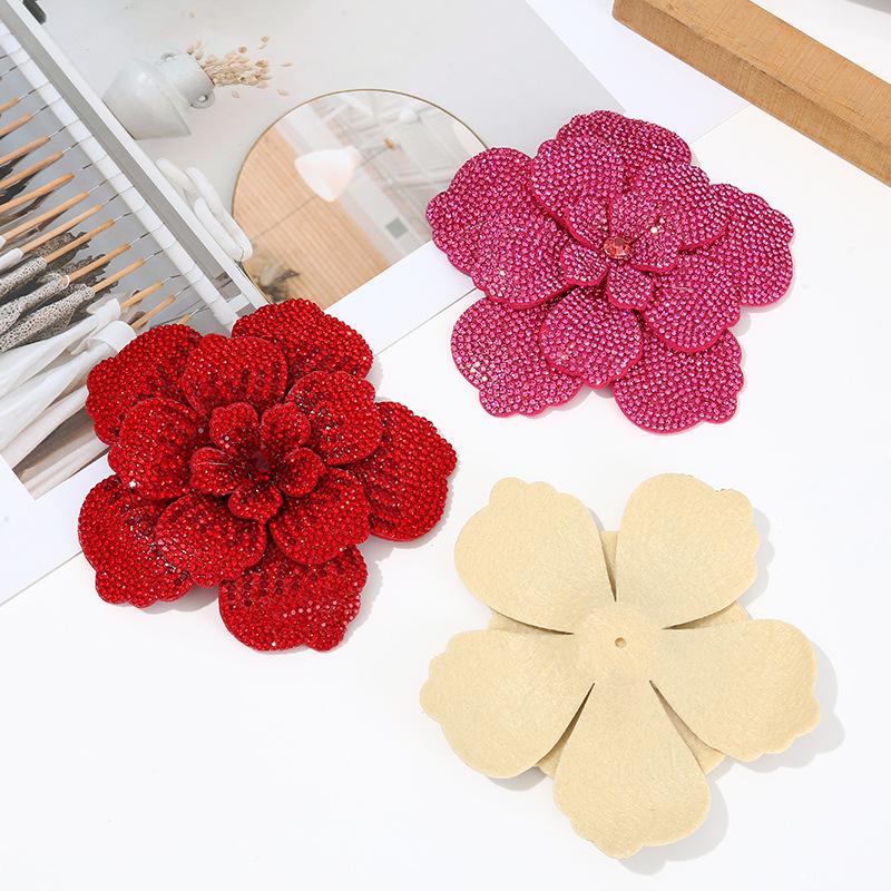 Sew On Rhinestone - 1 pièce de patch floral en