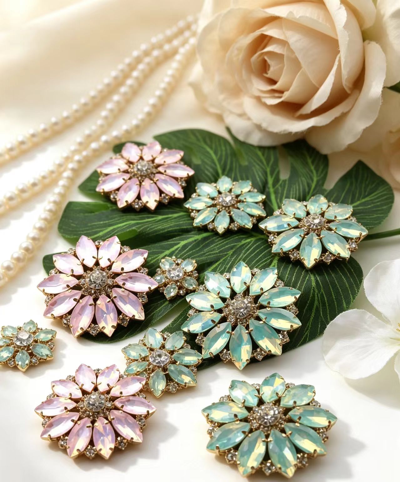 Boutons en résine cristal marq - Sew On Rhinestone avis et prix