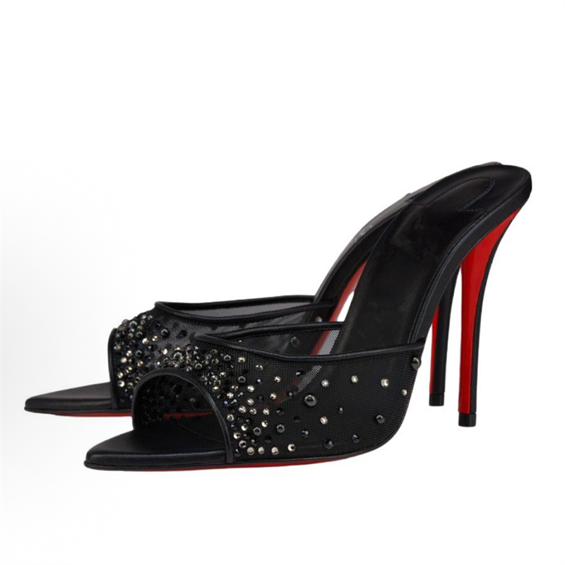 Mules de luxe 2026 à dos ouver - Sew On Rhinestone avis et prix
