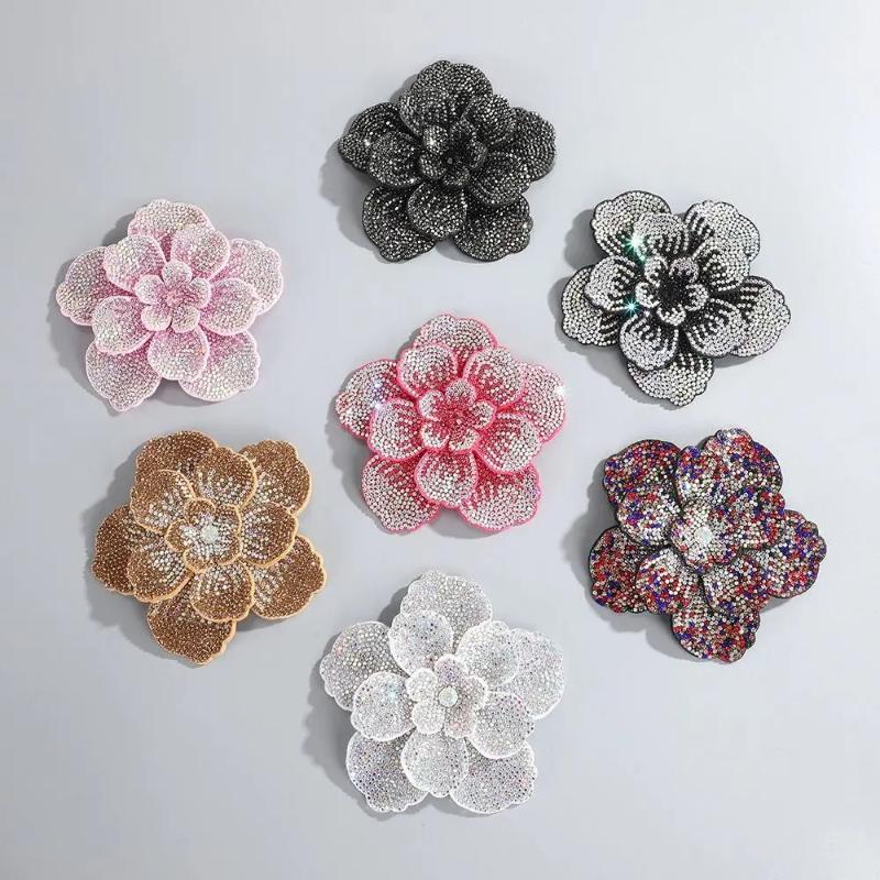 1 pièce de patch floral en str - Sew On Rhinestone avis et prix