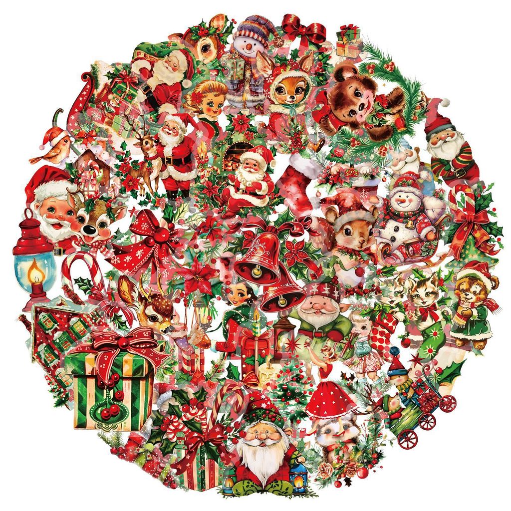 Autocollants cadeaux Père Noël - Christmas Craft Embellishment avis et prix