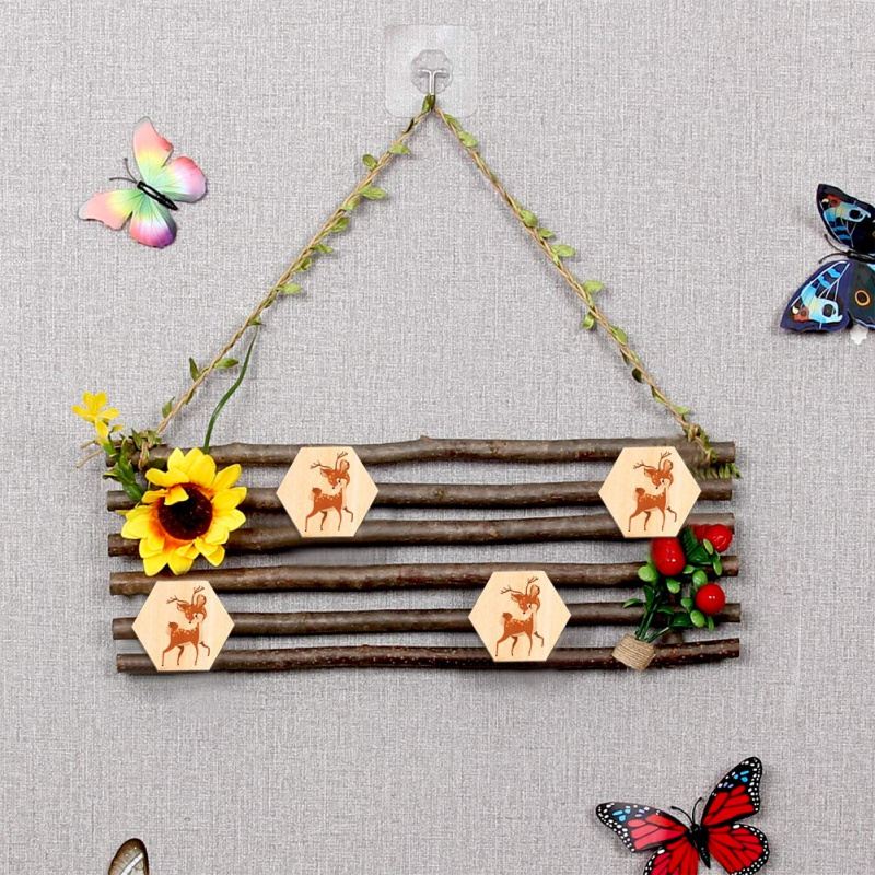 Disques hexagonaux en bois de  - Christmas Craft Embellishment avis et prix