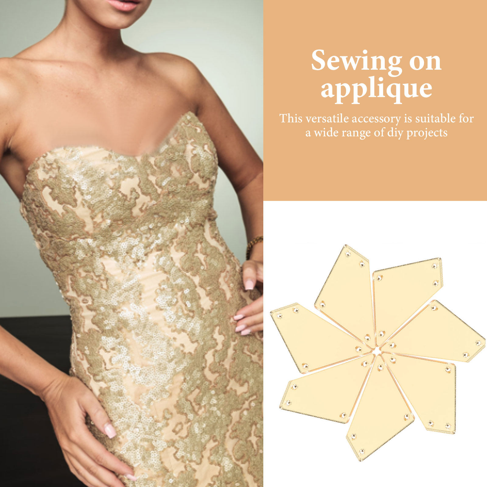 50 pièces de strass en acryliq - Sew On Rhinestone avis et prix
